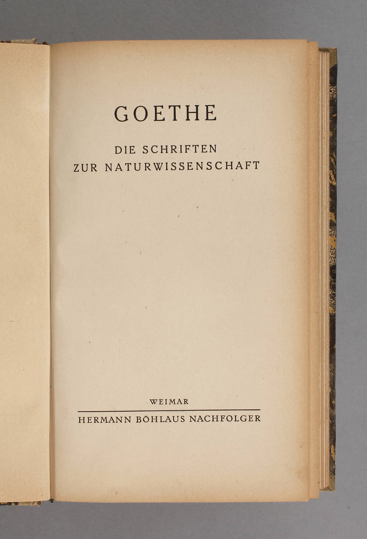 Goethe – Schriften zur Geologie und Mineralogie 1812–1832