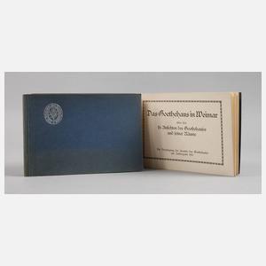 Das Goethehaus in Weimar