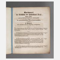 Entwurf der Verfassung des Fürstenthums Reuß111