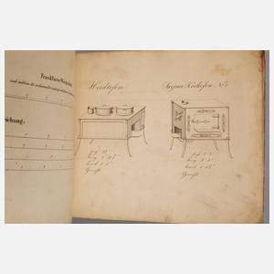 Abbildungen von Gusswaaren aus der Eisengießerei