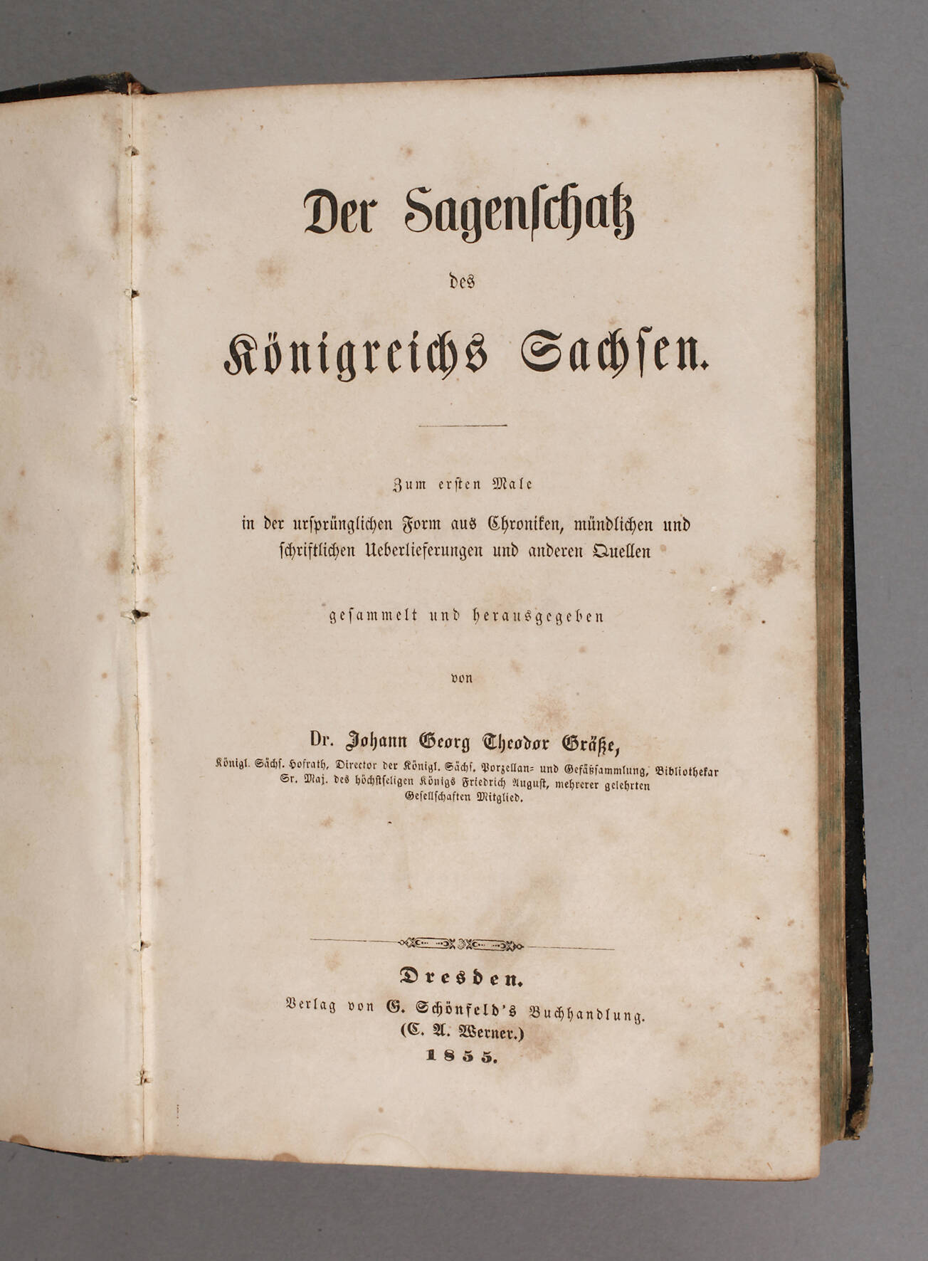 Der Sagenschatz des Königreichs Sachsen