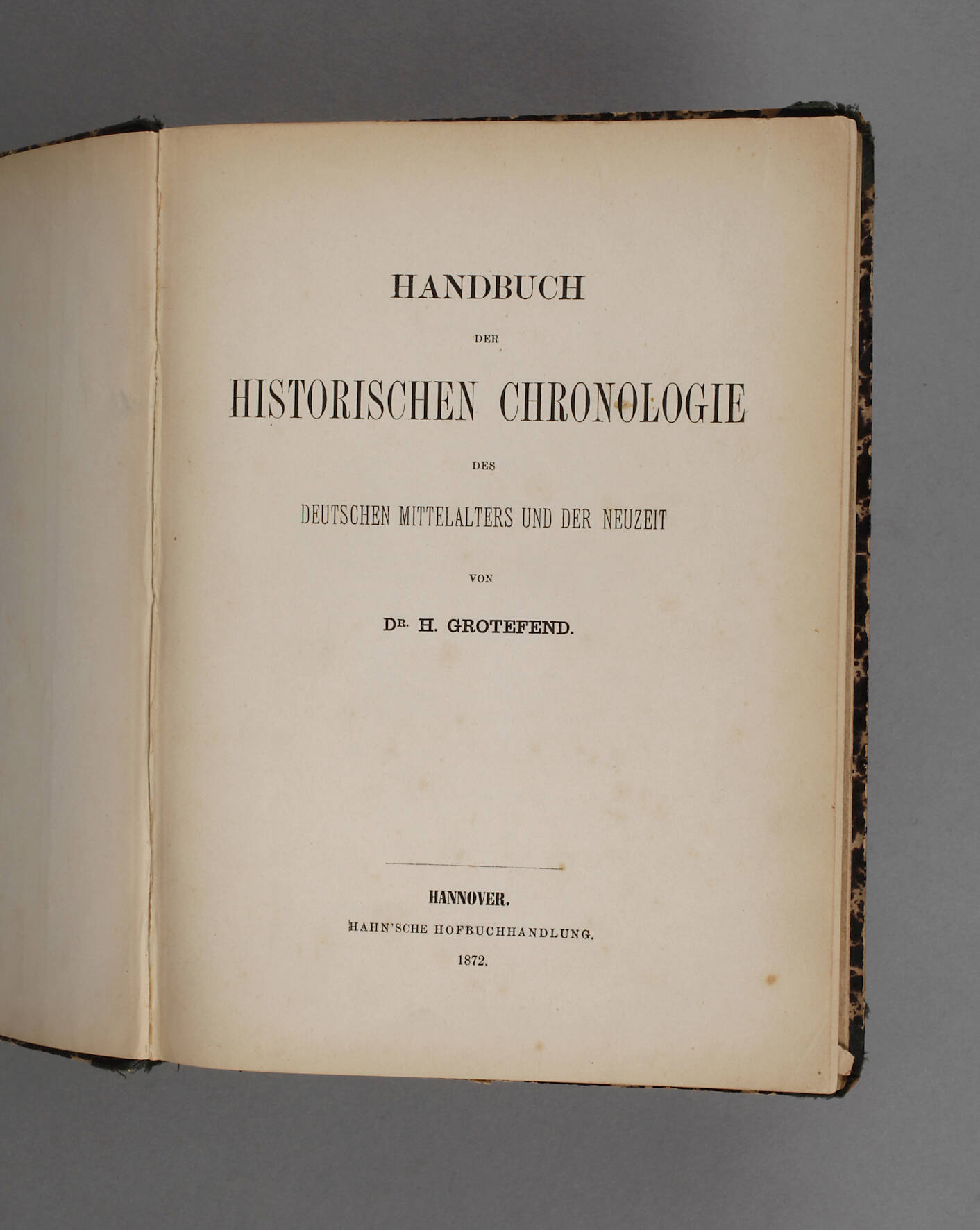 Handbuch der Historischen Chronologie
