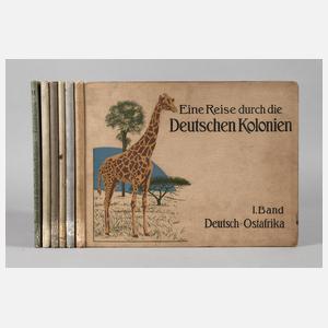 6 Bände "Eine Reise durch die Deutschen Kolonien"