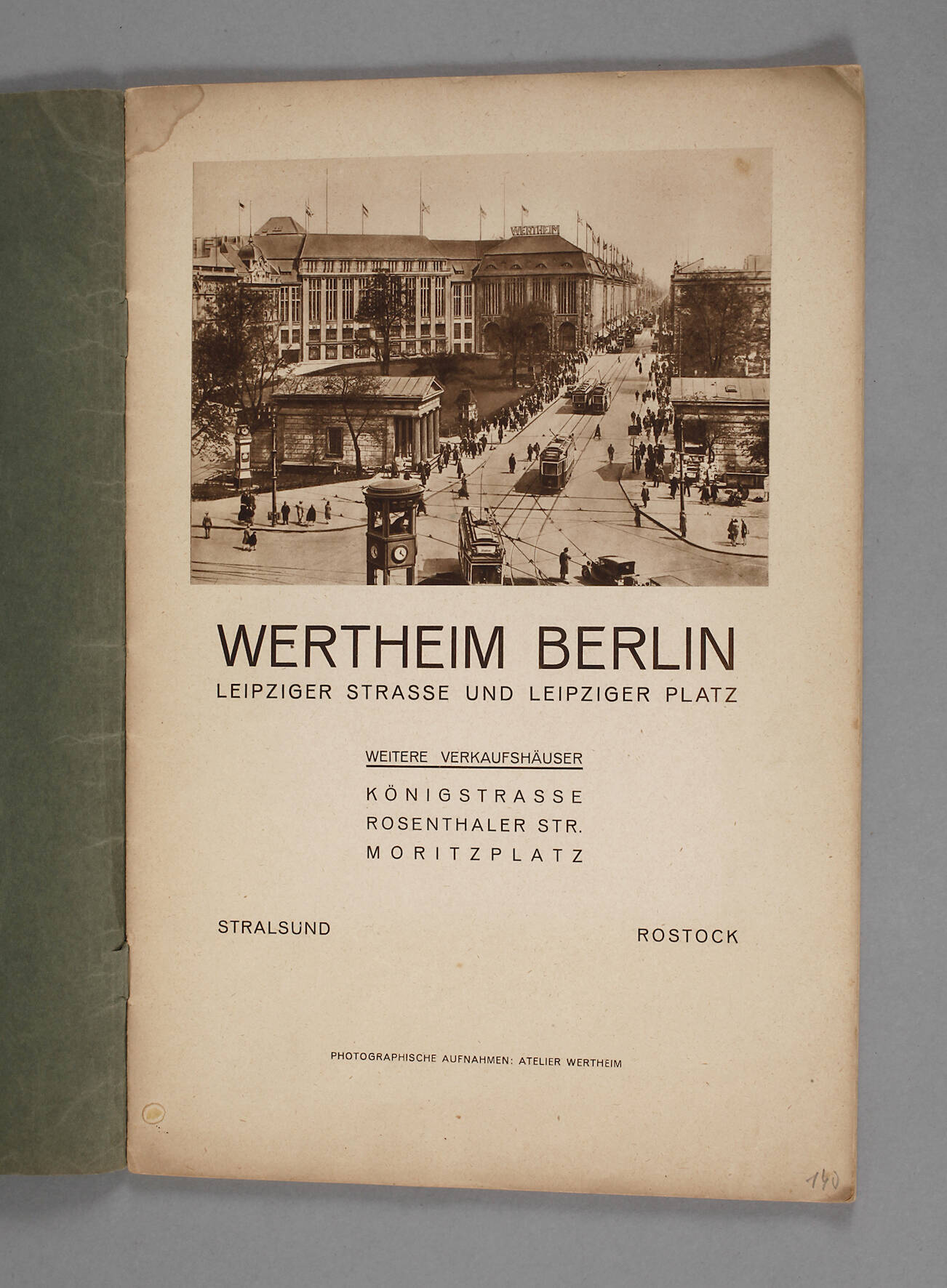 Werbeheft Verkaufshaus Wertheim Berlin