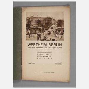 Werbeheft Verkaufshaus Wertheim Berlin