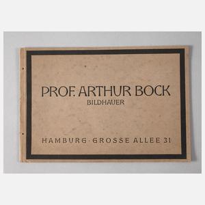 Musterheft Grabmäler von Prof. Arthur Bock