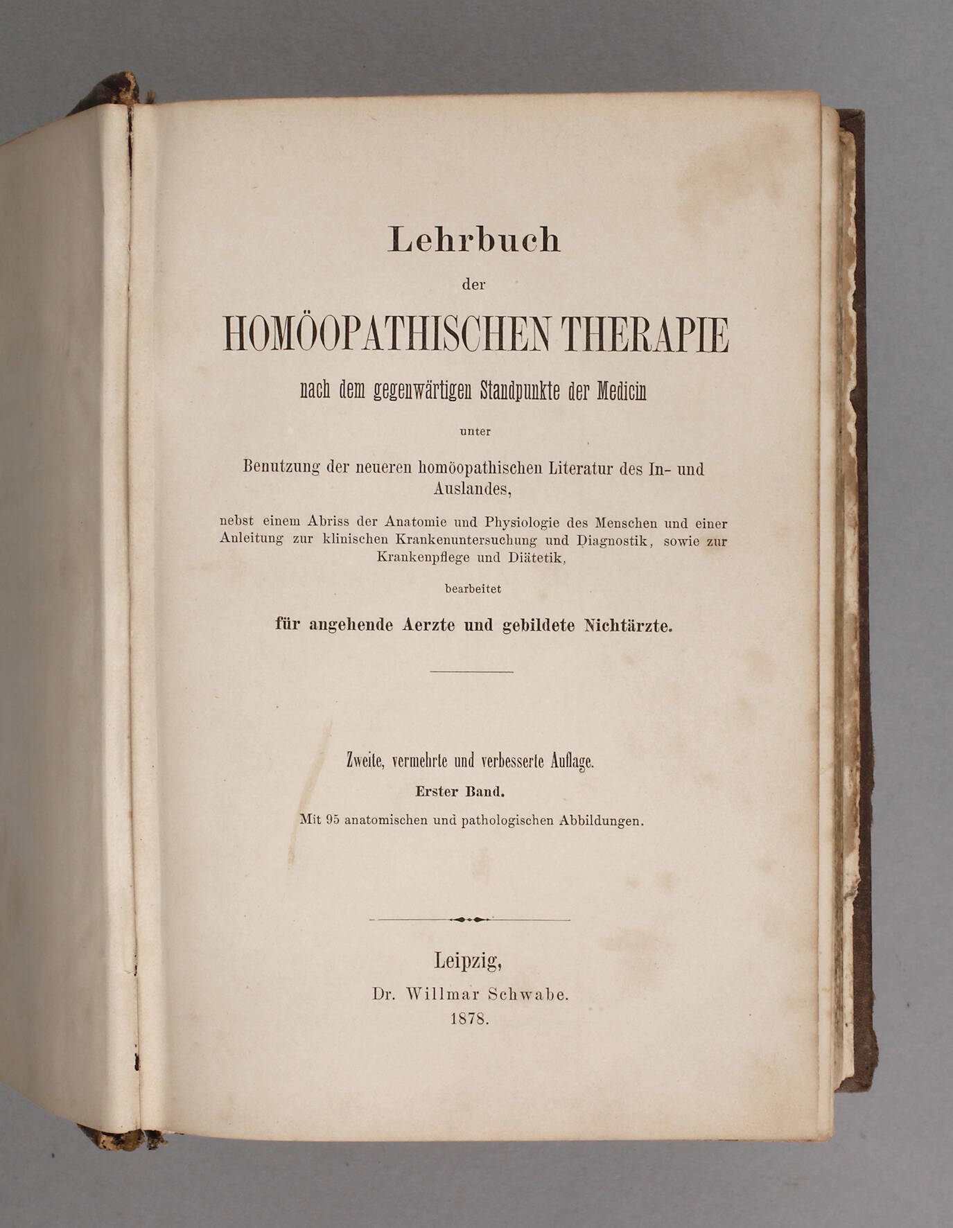 Lehrbuch Homöopathische Therapie