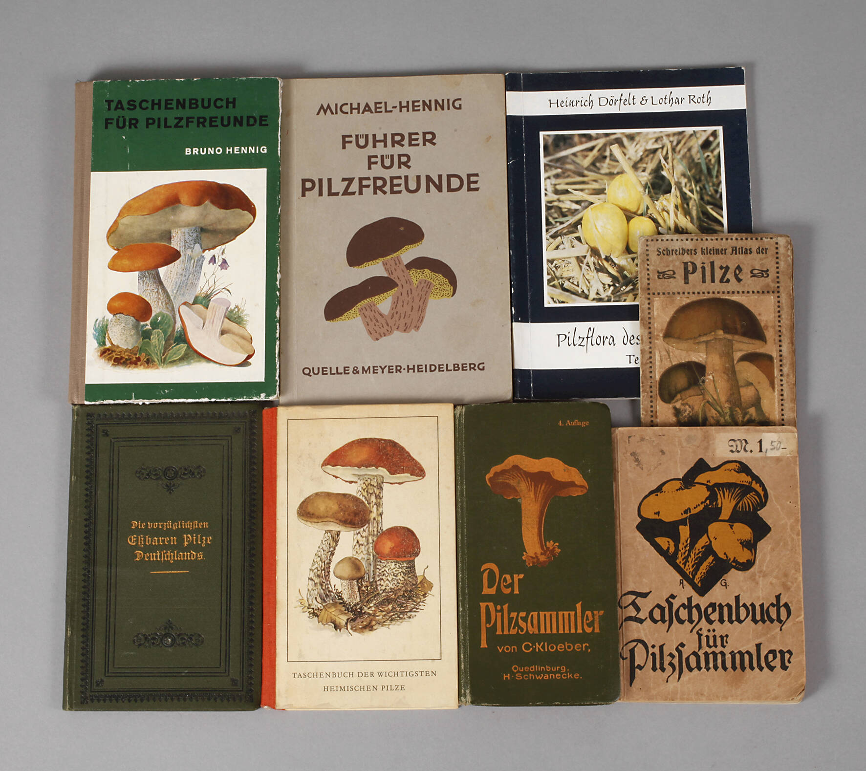 Konvolut Pilzbücher