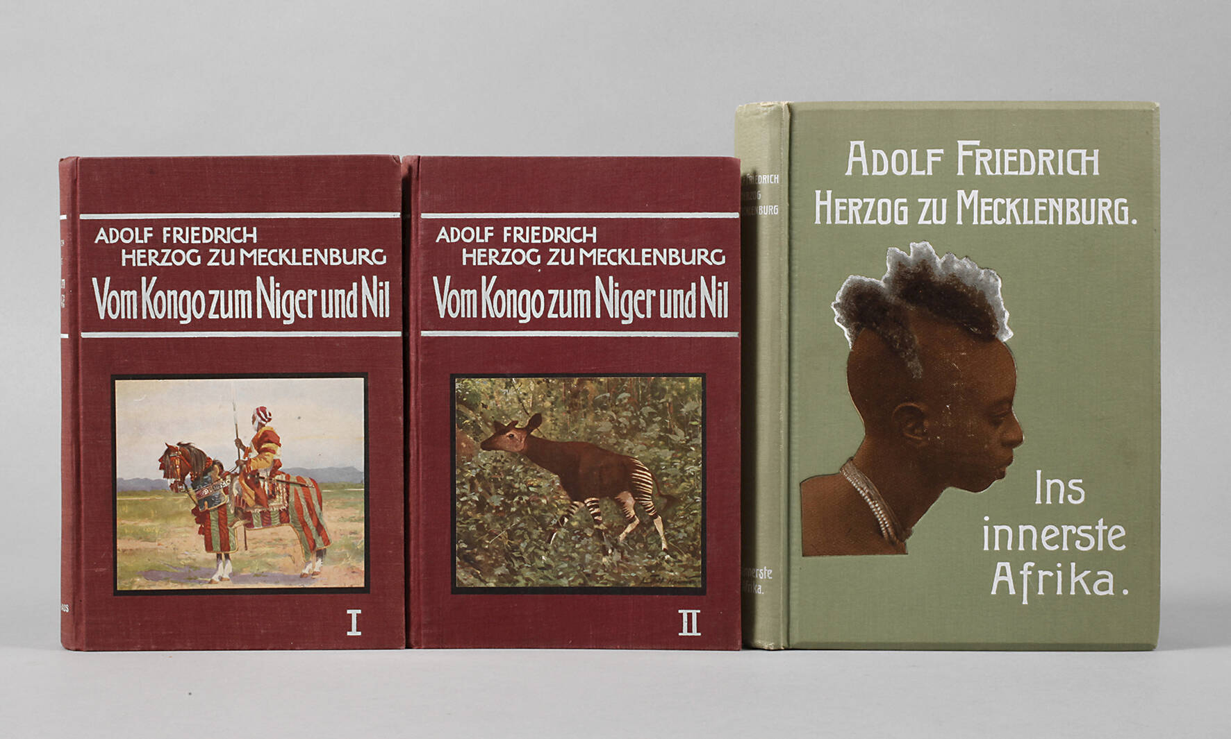 Konvolut Bücher Adolf Friedrich zu Mecklenburg