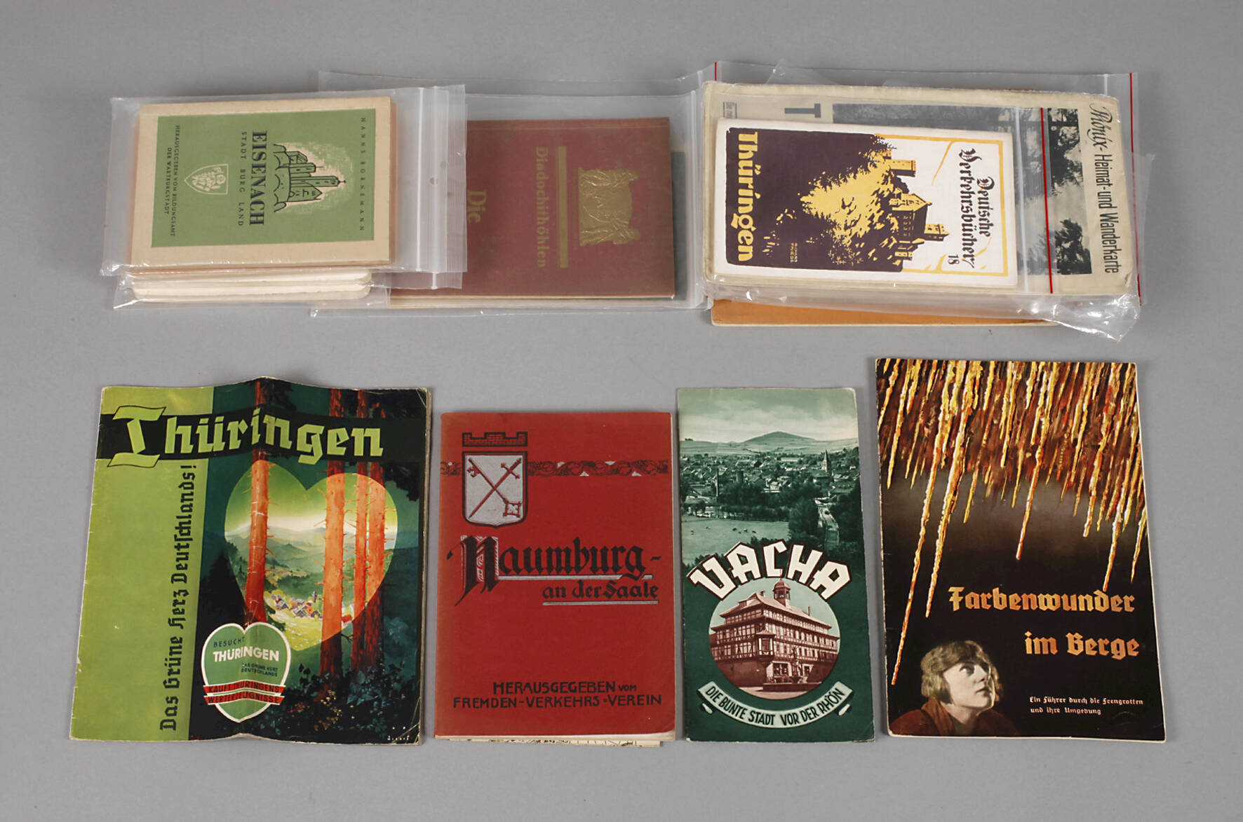 Konvolut kleine Reiseführer Thüringen
