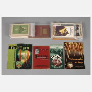 Konvolut kleine Reiseführer Thüringen