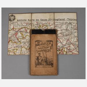 Amtliche Karte des Gaues 21a (Vogtland–Thüringen)