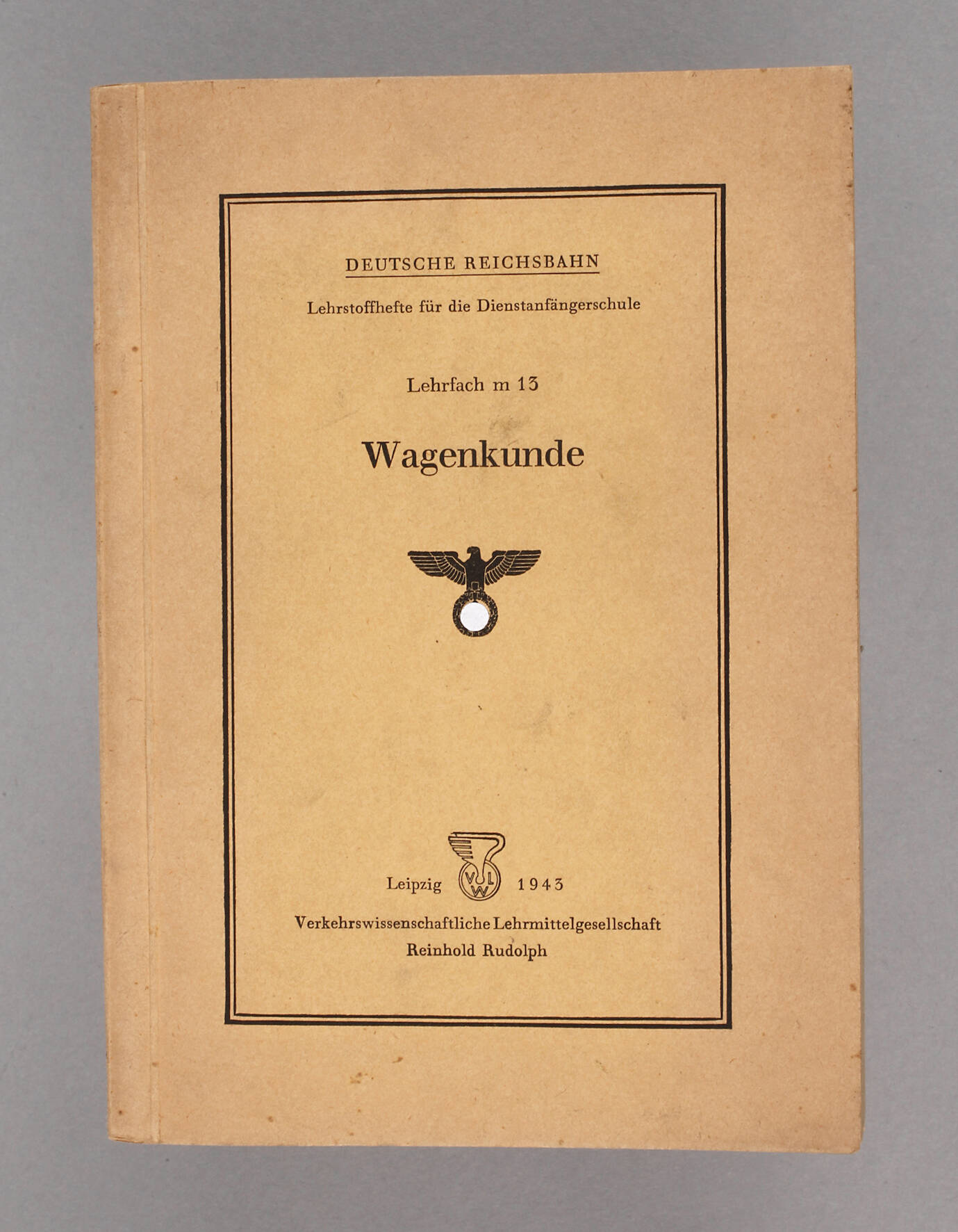 Wagenkunde Deutsche Reichsbahn