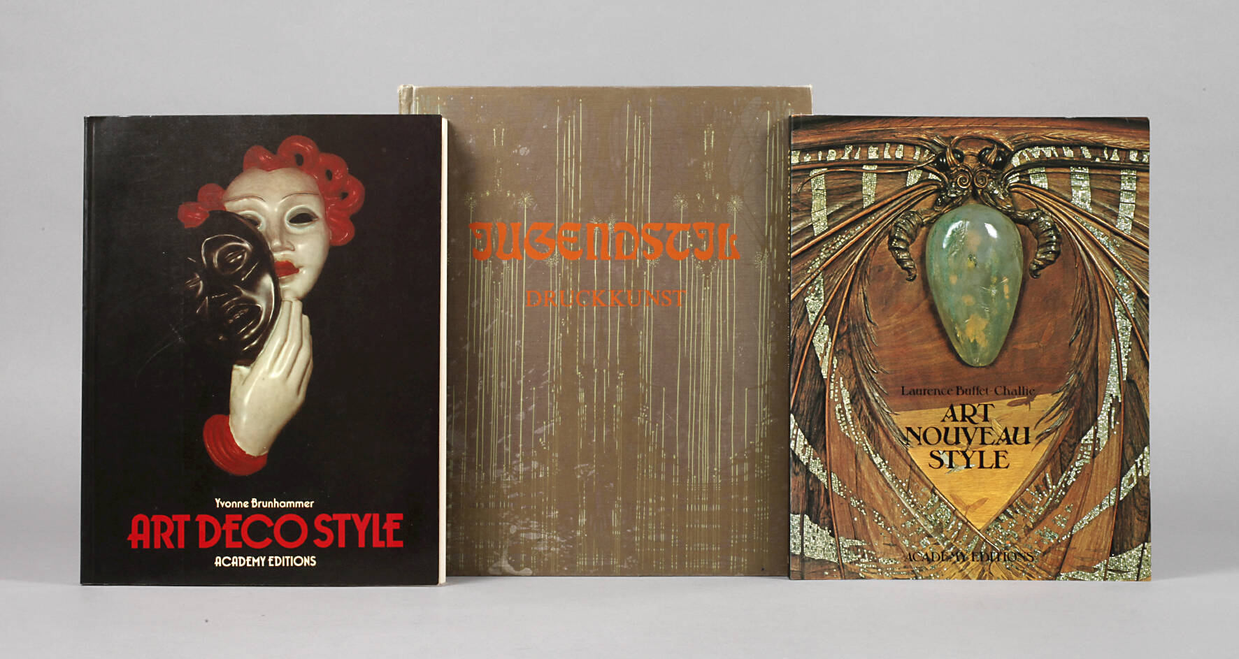Drei Bücher Jugendstil/Art déco