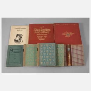 Buntes Konvolut Bücher um 1920