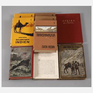 Konvolut Reiseliteratur um 1900