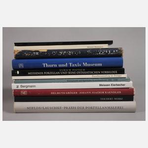 Großes Konvolut Literatur Porzellan