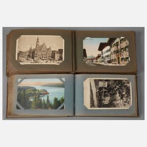 Paar Postkartenalben