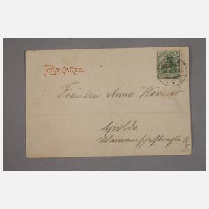 Vier Postkarten Reuß