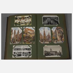 Zwei Postkartenalben