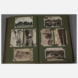 Zwei Postkartenalben