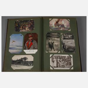Zwei Postkartenalben