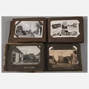 Konvolut Postkartenalben