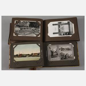 Konvolut Postkartenalben