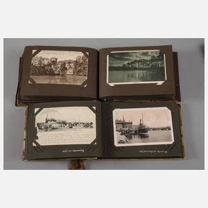 Konvolut Postkartenalben