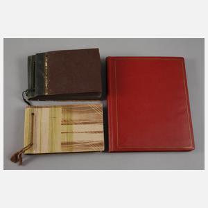 Konvolut Postkartenalben