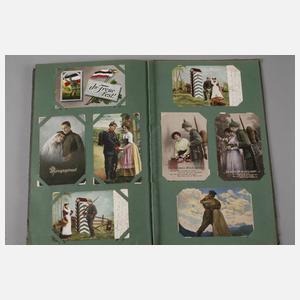 Postkartenalbum Militär