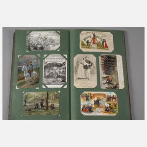 Postkartenalbum Militär