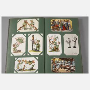 Postkartenalbum Militär