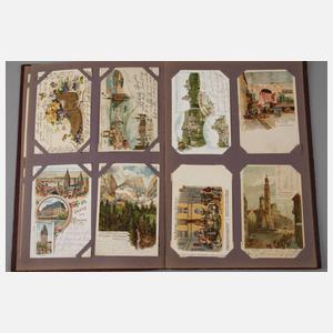 Paar Ansichtskartenalben