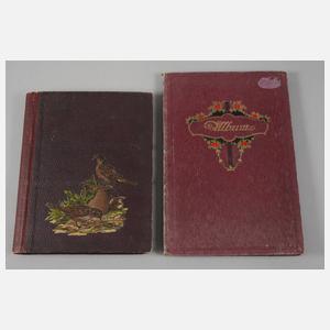 Paar Ansichtskartenalben