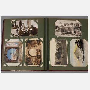 Konvolut Postkartenalben Afrika/Ceylon/Burma