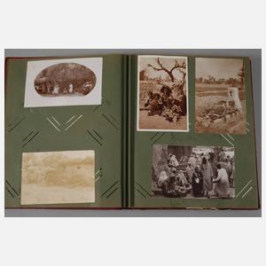 Konvolut Postkartenalben Afrika/Ceylon/Burma