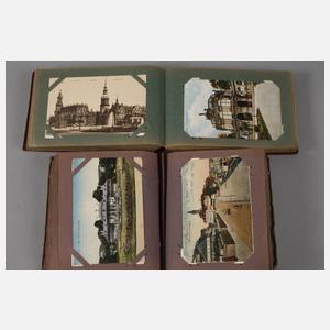 Paar Ansichtskartenalben Dresden