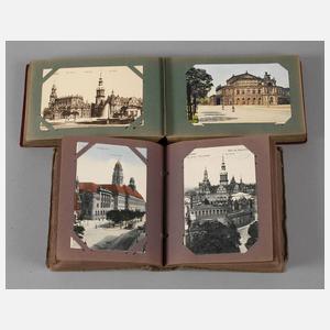 Paar Ansichtskartenalben Dresden