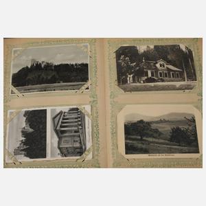 Zwei Ansichtskartenalben Thüringen