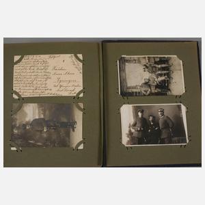 Militaria-Postkartenalbum
