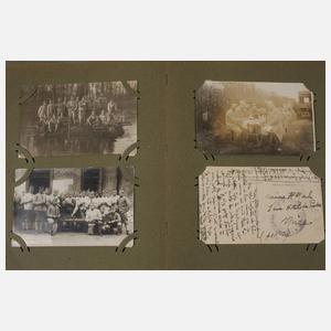 Militaria-Postkartenalbum