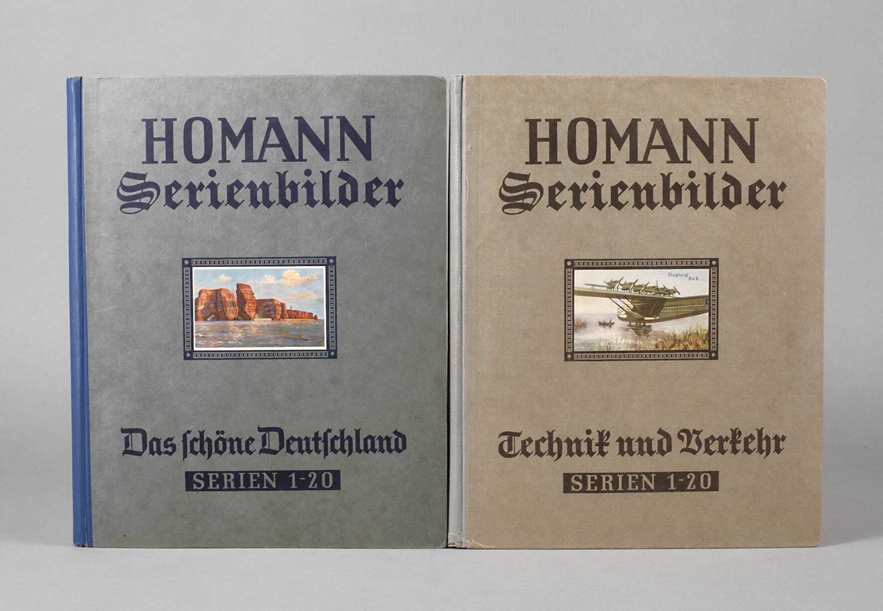 Paar Homann Serienbilder-Alben