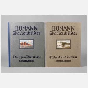 Paar Homann Serienbilder-Alben