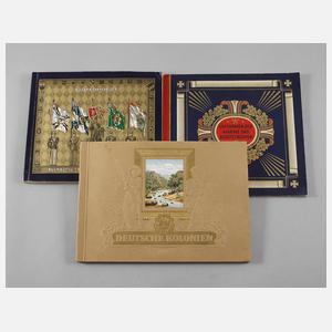 Drei Sammelbilderalben