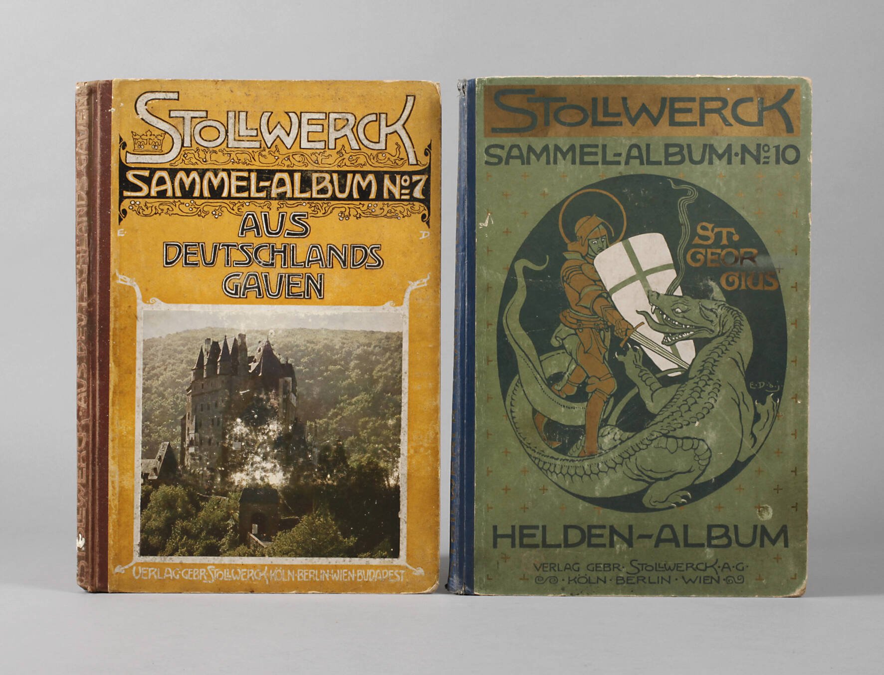 Zwei Stollwerck Alben um 1900