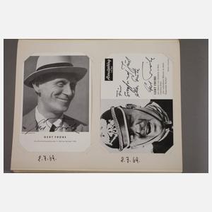 Sammlung Autogrammkarten