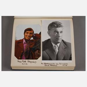 Sammlung Autogrammkarten