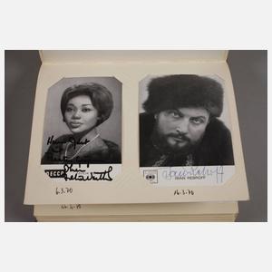 Sammlung Autogrammkarten