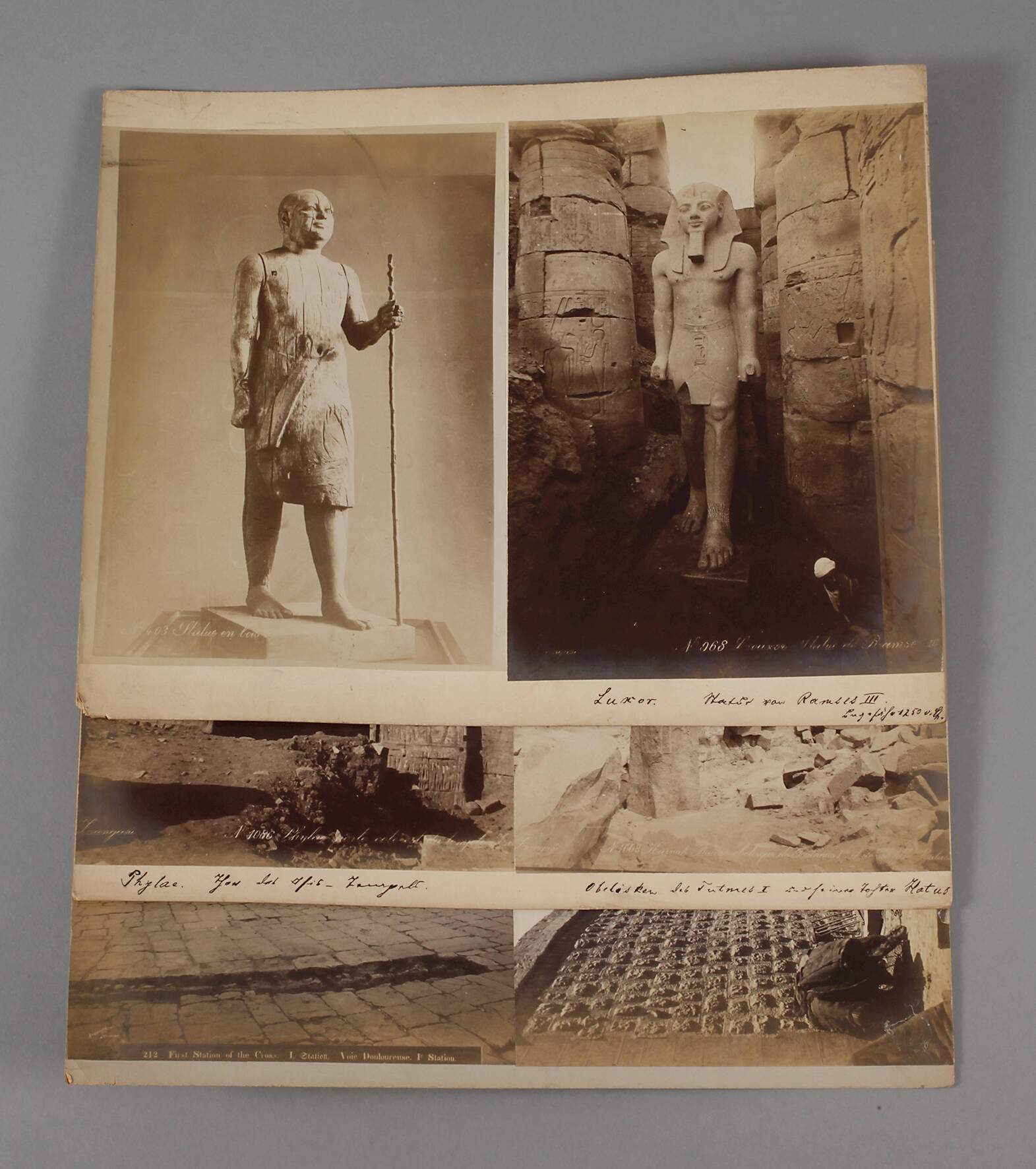 Konvolut großformatige Fotografien